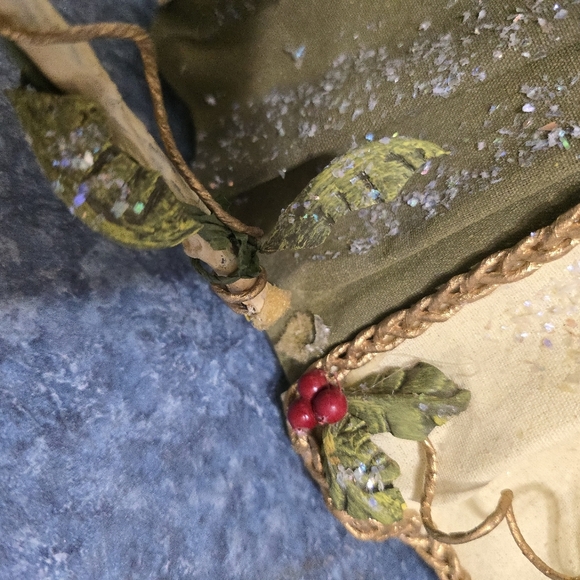 Silvestri Santa Holly Paper Mache Tree Table Topper Christmas Figure *read* - Picture 16 of 16